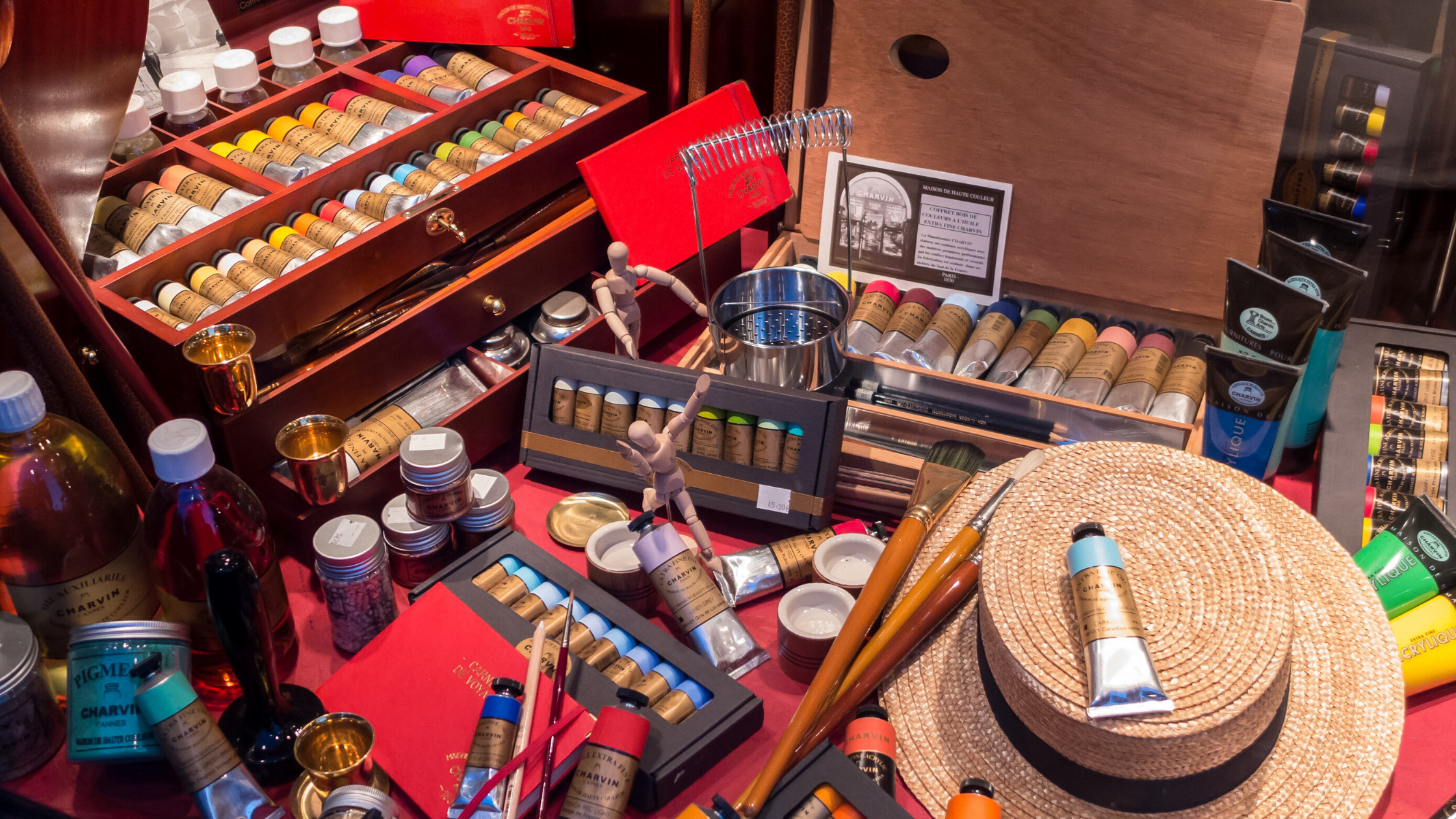 many expensive art supplies