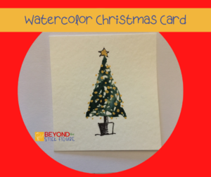 Watercolor Christmas Card